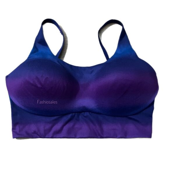 Victoria’s Secret Allegro Medium Support Flow on Point Lined sport bra tie dye - Picture 3 of 4